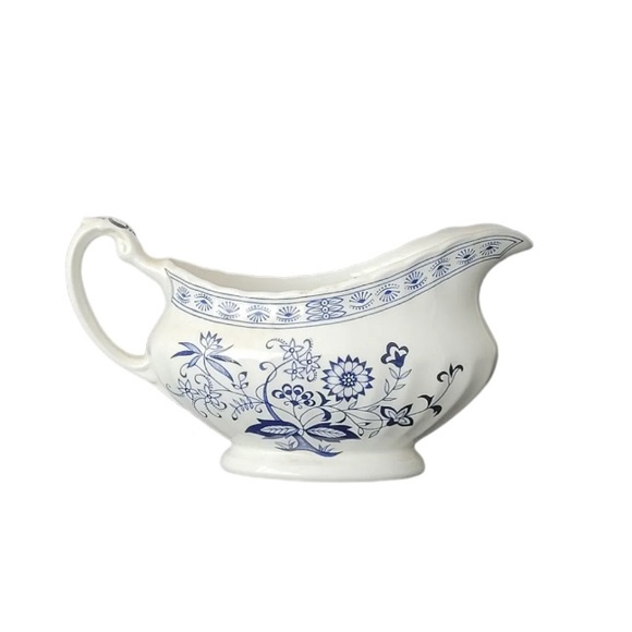 Beautiful BLUE NORDIC GRAVY BOAT J & G - Picture 3 of 4